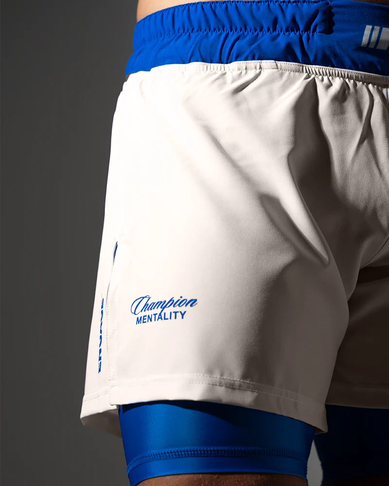 Invictus (Royal Ivory) 2-in-1 Hybrid Shorts - Image 4